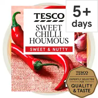 Tesco Tesco sweet chilli houmous 182g offer