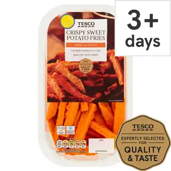 Tesco Tesco crispy sweet potato fries 300g offer