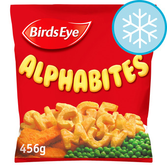Tesco Birds eye alphabites 456g offer