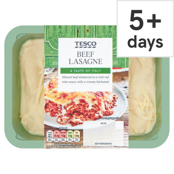 Tesco Tesco beef lasagne 400g offer