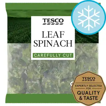 Tesco Tesco leaf spinach 900g offer