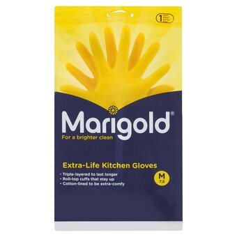 Tesco Marigold extra life gloves kitchen medium offer