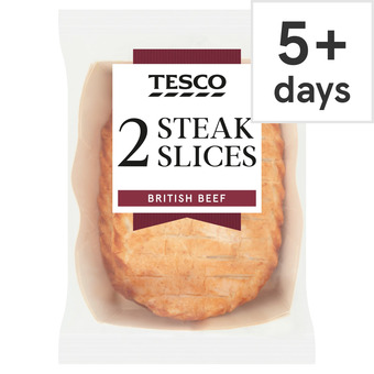 Tesco Tesco 2 pack steak slices 300g offer