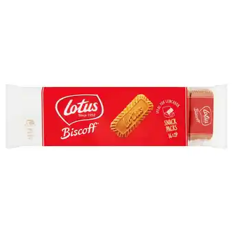 Tesco Lotus biscoff snack pack 248g offer