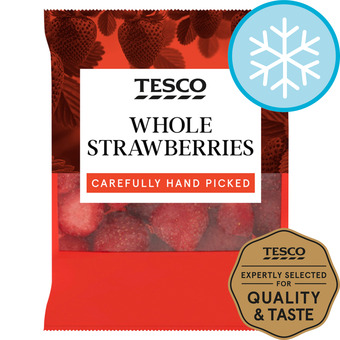 Tesco Tesco frozen whole strawberries 350g offer