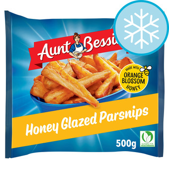 Tesco Aunt bessies roast parsnips honey glazed 500g offer
