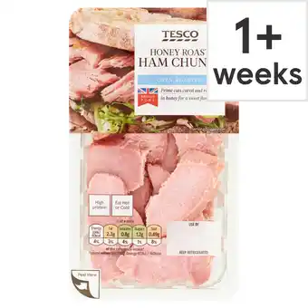Tesco Tesco honey roast ham chunks 100g offer