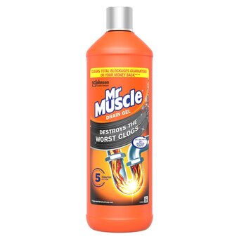 Tesco Mr muscle max gel unblocker 1000ml offer