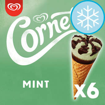 Tesco Cornetto mint ice cream cones 6 x 90ml offer
