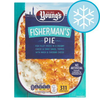 Tesco Youngs fishermans pie 300g offer