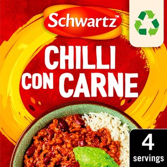 Tesco Schwartz mix chilli con carne casserole 41g offer