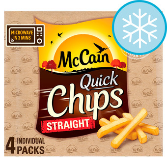 Tesco Mccain micro chips 4 x 100g offer