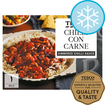 Tesco Tesco chilli con carne rice 400g offer