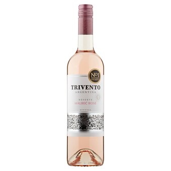 Tesco Trivento malbec rose wine 75cl offer