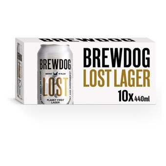 Tesco Brewdog lost lager 10x440ml offer
