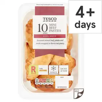 Tesco Tesco 10 minced beef pasties 300g offer