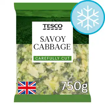 Tesco Tesco shredded savoy cabbage 750g offer