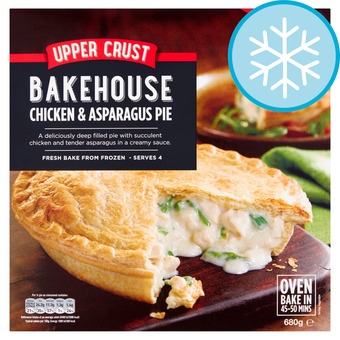 Tesco Uppercrust chicken & asparagus pie 680g offer