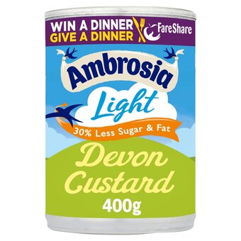 Tesco Ambrosia low fat custard 400g offer