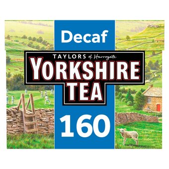 Tesco Yorkshire decaff teabags 160s 500g offer