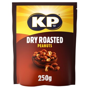 Tesco Kp dry roasted peanuts 250g offer