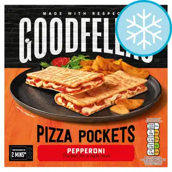 Tesco Goodfella's pizza pockets pepperoni 2 pack 250g offer