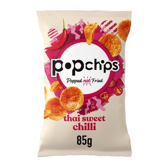 Tesco Popchips popped potato chips thai sweet chilli 85g offer