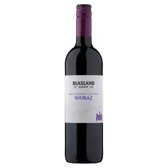 Tesco Blaxland estate shiraz 75cl offer