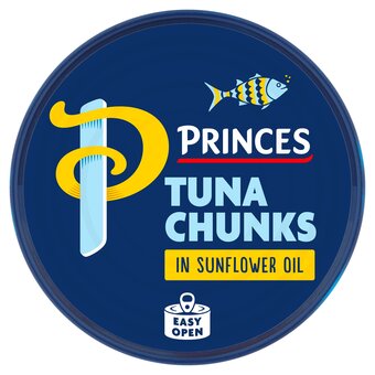 Tesco Princes tuna chunks in sunflower oil 145g offer