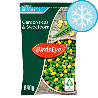 Tesco Birds eye garden peas & sweetcorn 640g offer