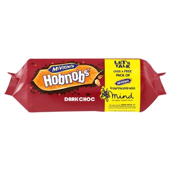 Tesco Mcvities dark chocolate hobnob 262g offer
