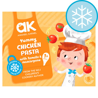 Tesco Annabel karmel frozen chicken pasta 200g offer