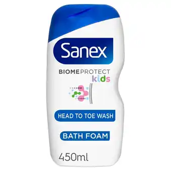 Tesco Sanex biomeprotect kids head to toe wash 450ml offer
