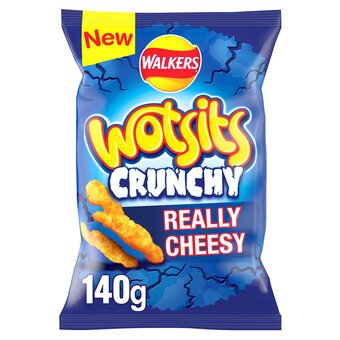 Tesco Walkers wotsits crunchy cheese snacks 140g offer