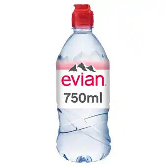 Tesco Evian water 75cl offer