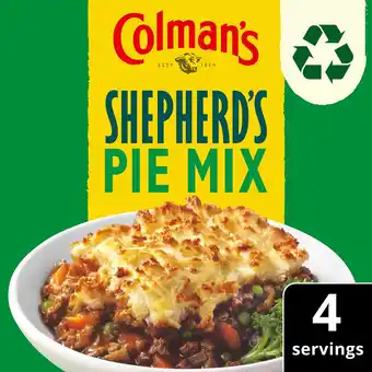 Tesco Colman's shepherd's pie recipe mix 50g offer