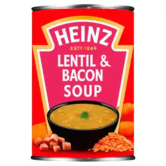 Tesco Heinz classic lentil & bacon soup 400g offer