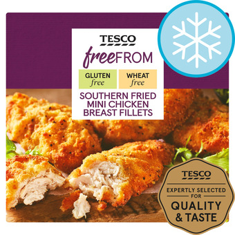 Tesco Tesco free from southern fried mini chicken fillets 250g offer