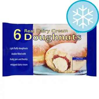 Tesco Country style cream doughnuts 300g offer