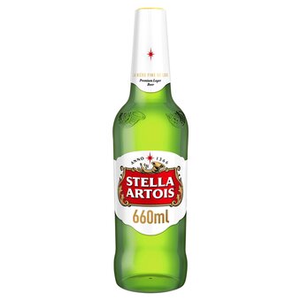 Tesco Stella artois lager beer 660ml offer