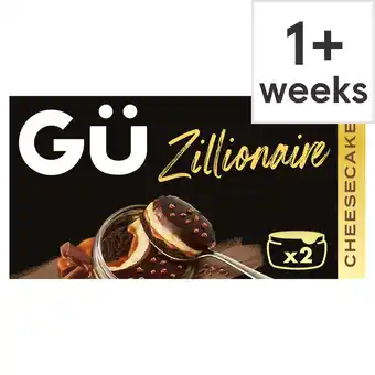 Tesco Gu-zillionaire cheesecake 2x91.5g offer