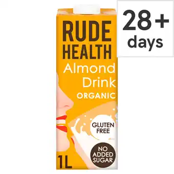 Tesco Rude health almond drink 1ltr offer