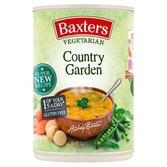 Tesco Baxters vegetarian country garden soup 400g offer
