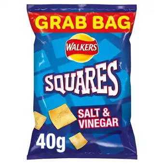 Tesco Squares salt & vinegar 40g offer