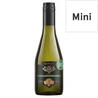 Tesco Hardys crest chardonnay 187ml offer