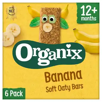 Tesco Organix goodies banana oaty bars 6 x 30g offer