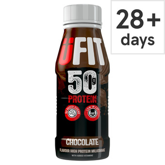 Tesco Ufit pro50 protein drink chocolate 500ml offer