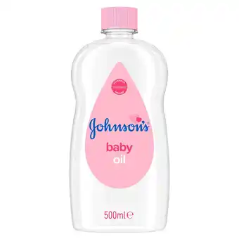 Tesco Johnson's baby oil 500ml offer