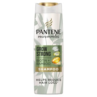 Tesco Pantene pro-v miracle grow strong shampoo 400ml offer