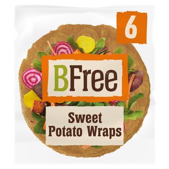 Tesco Bfree sweet potato gluten free wrap 6x42g offer